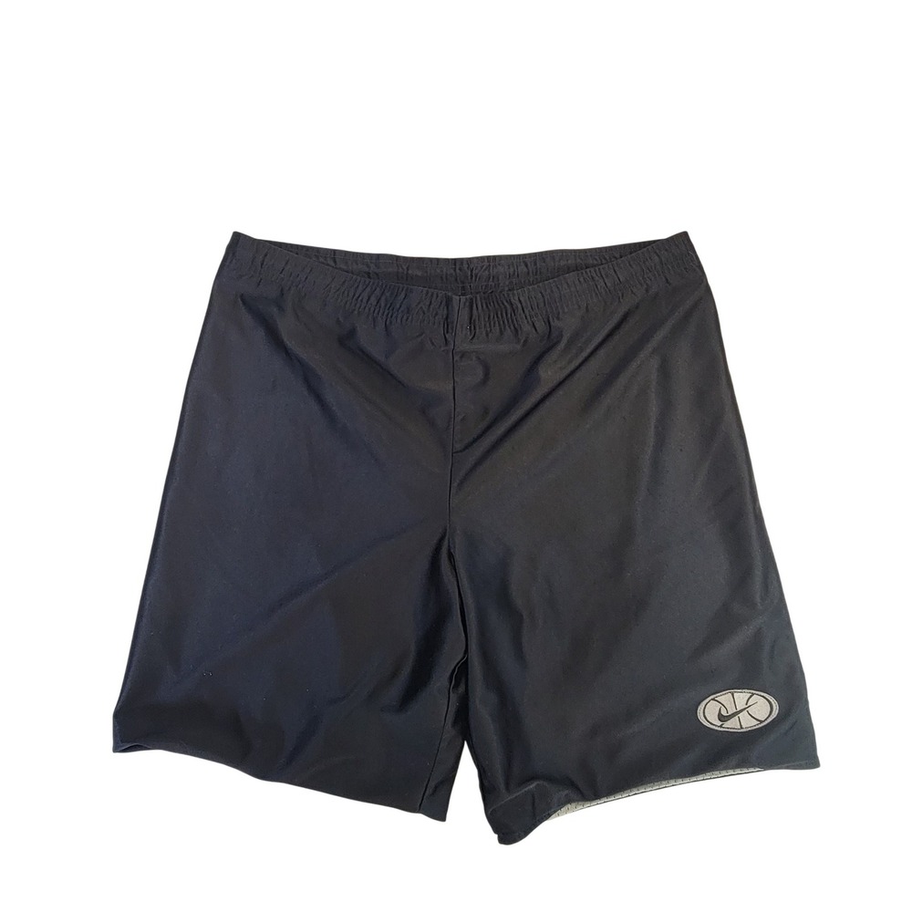 Nike Basketball Shorts Black Athletic Gym Activewear Logo Mens‎